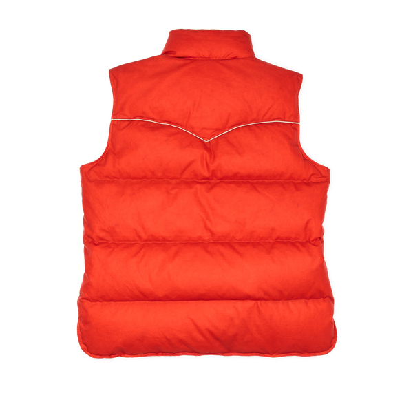 Filson Women's Waxed Down Vest Campfire