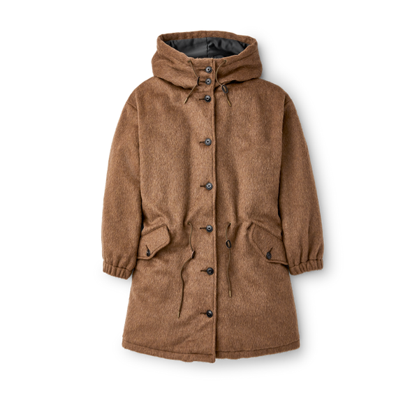 Filson Women's Wool Mohair Parka Brown