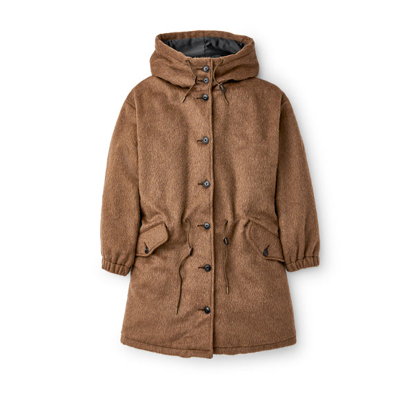 filson Women's Wool Mohair Parka Brown