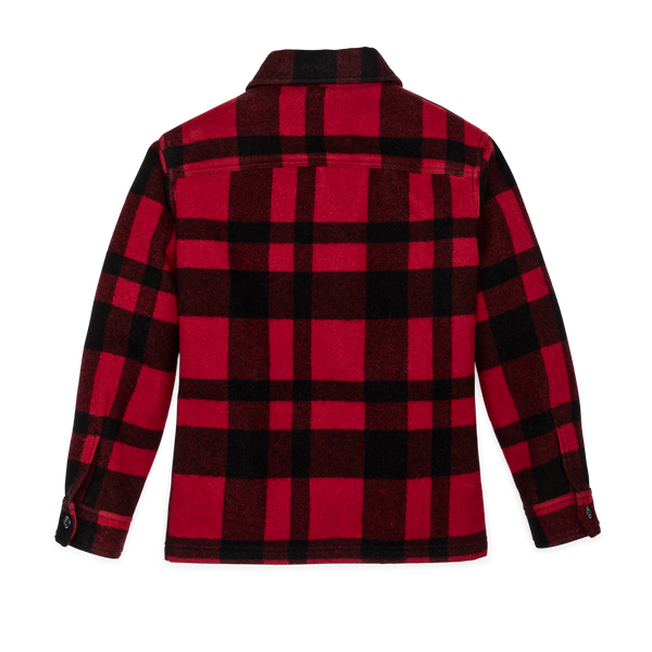 Filson Women's Wool Overshirt Red / Black Plaid