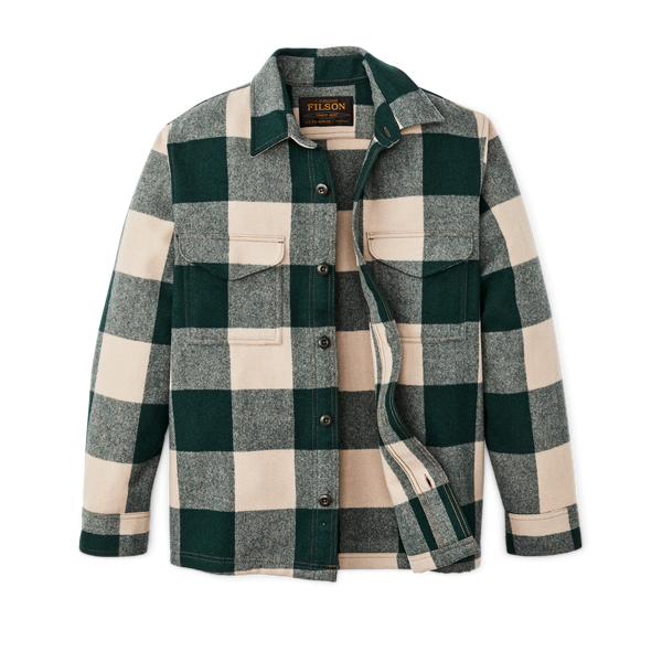 Filson Wool Jac-shirt Pine / Beige Check