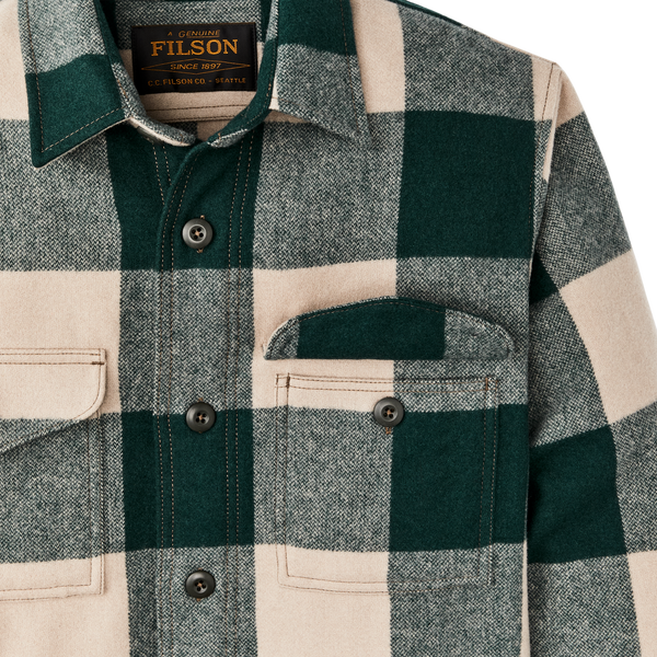Filson Wool Jac-shirt Pine / Beige Check