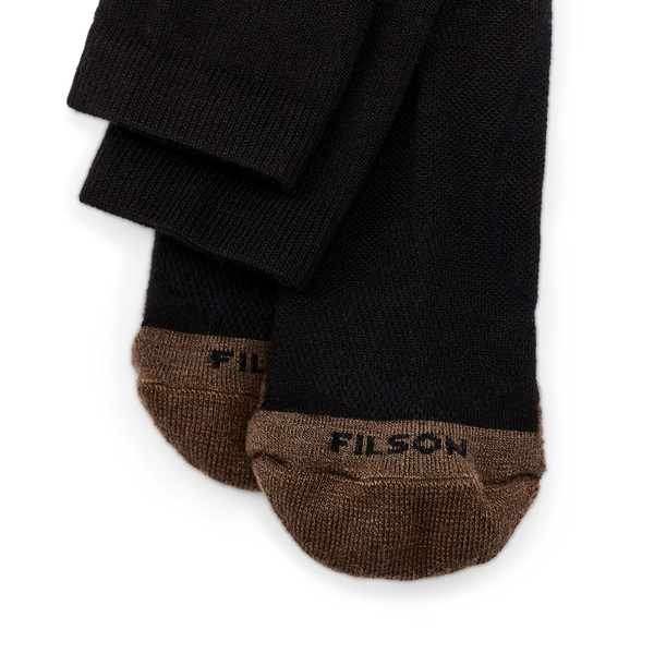 Filson X Country Outdoorsman Socks Black Brown