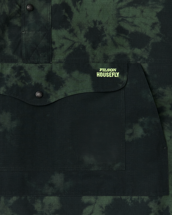 Filson Filson X Housefly Swiftwater Rain Poncho Dark Green Tie Dye