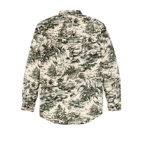 Filson Filson X Housefly Washed Feather Cloth Shirt Khaki / Scenic