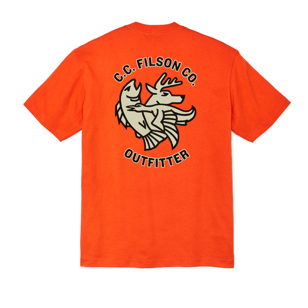 Filson Frontier Graphic T-shirt Flame / Deco Sportsman