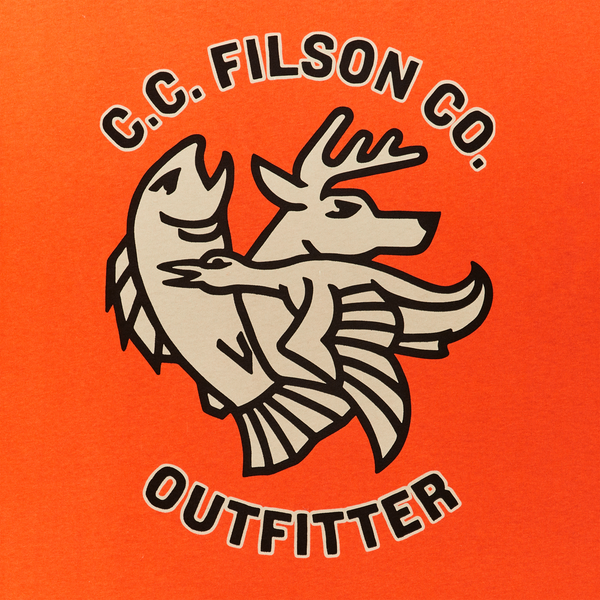 Filson Frontier Graphic T-shirt Flame / Deco Sportsman