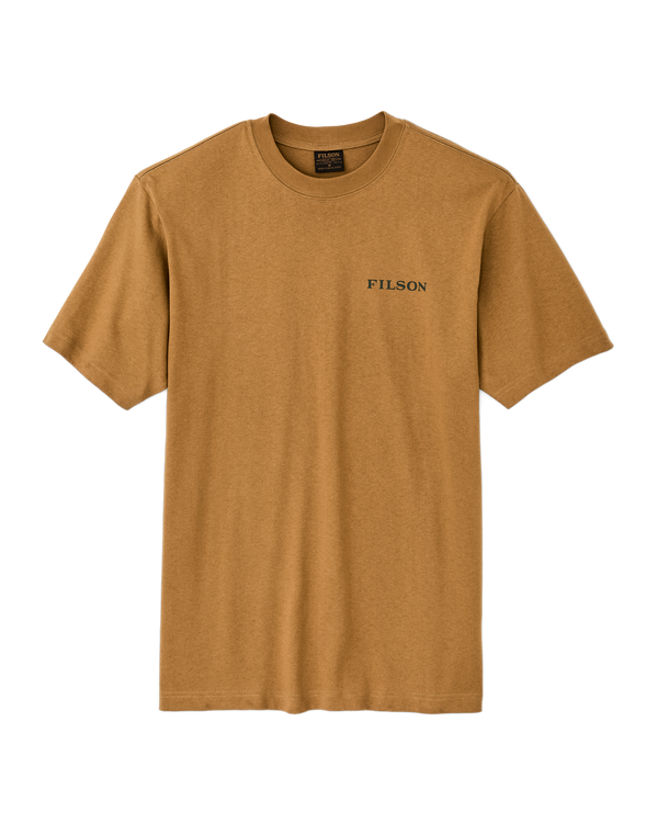 filson Frontier Logo T-shirt Golden Tan / Scenic Mark