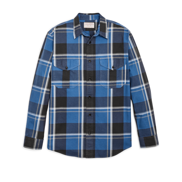 filson Lightweight Alaskan Guide Shirt Blue / Faded Black / White Plaid