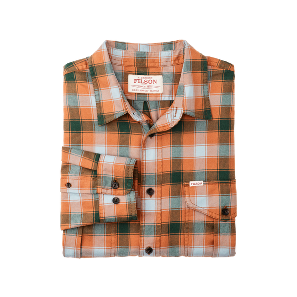 Filson Lightweight Alaskan Guide Shirt Clay / Blue / Multi Plaid