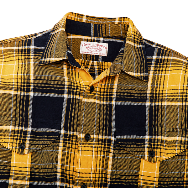 Filson Lightweight Alaskan Guide Shirt Dark Cobalt Ombre