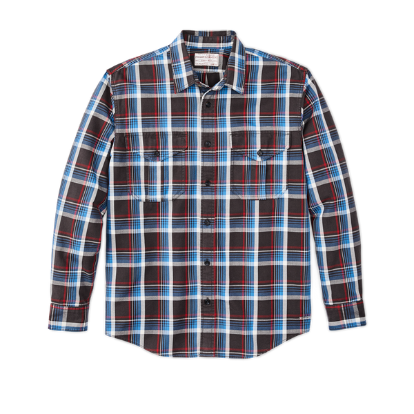 filson Lightweight Alaskan Guide Shirt Glacier Blue Plaid