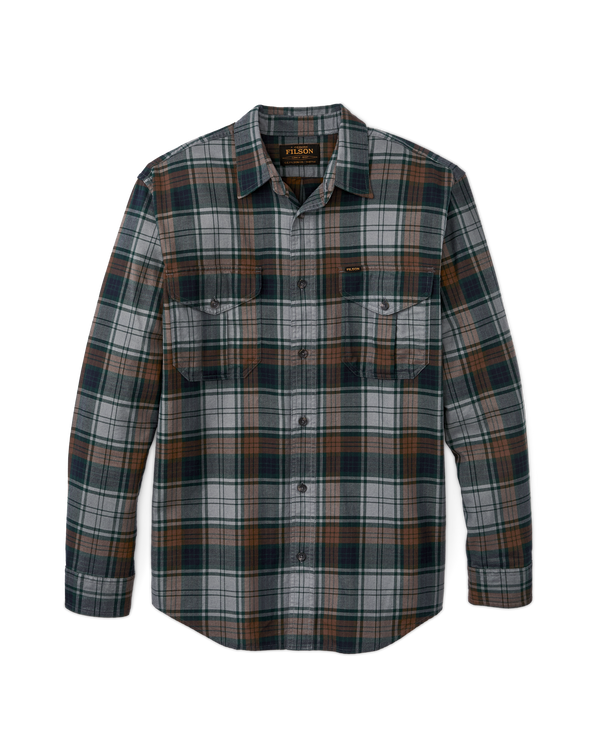 Filson Lightweight Alaskan Guide Shirt Gray / Navy / Multi Plaid