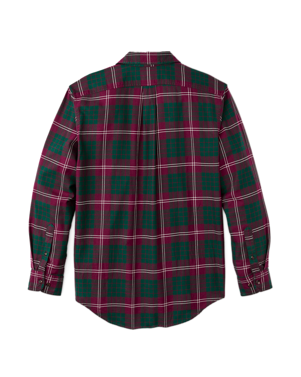 Filson Lightweight Alaskan Guide Shirt Green / Burgundy / Multi Plaid