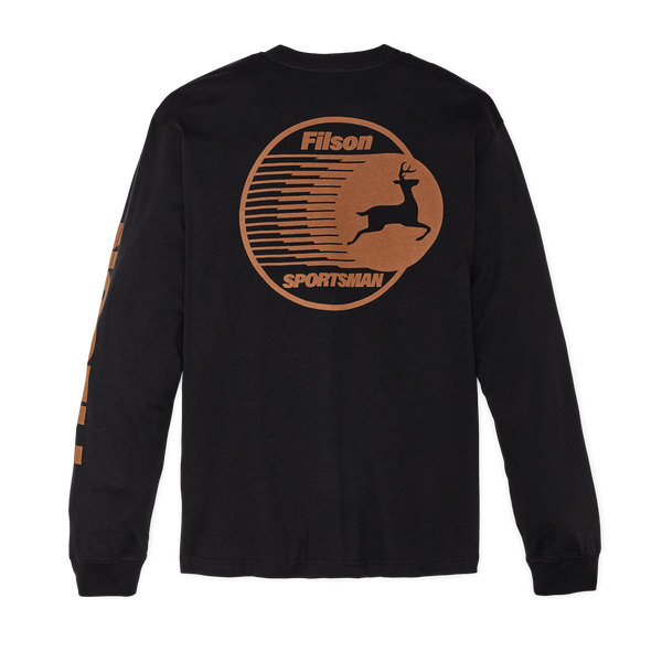 Filson Long Sleeve Frontier Graphic T-shirt Black / Sportsman