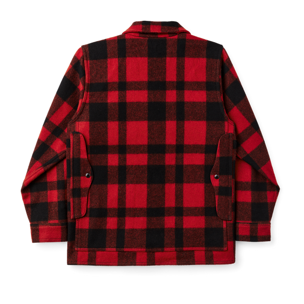 Filson Mackinaw Wool Cruiser Jacket Red/black Plaid