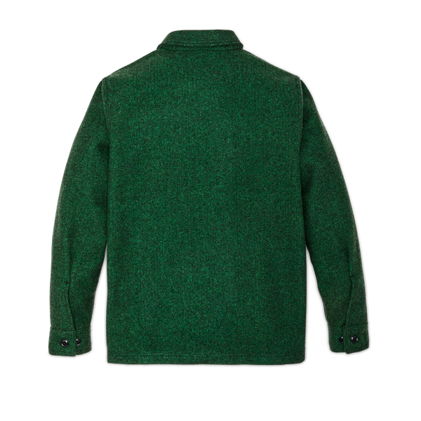 Filson Mackinaw Wool Jac-shirt Kelly Green / Black Twill