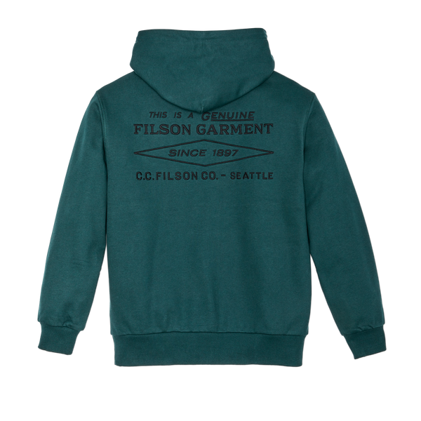 Filson Prospector Embroidered Hoodie Ponderosa Pine Diamond