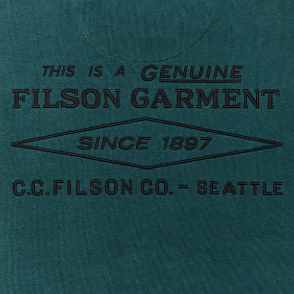 Filson Prospector Embroidered Hoodie Ponderosa Pine Diamond