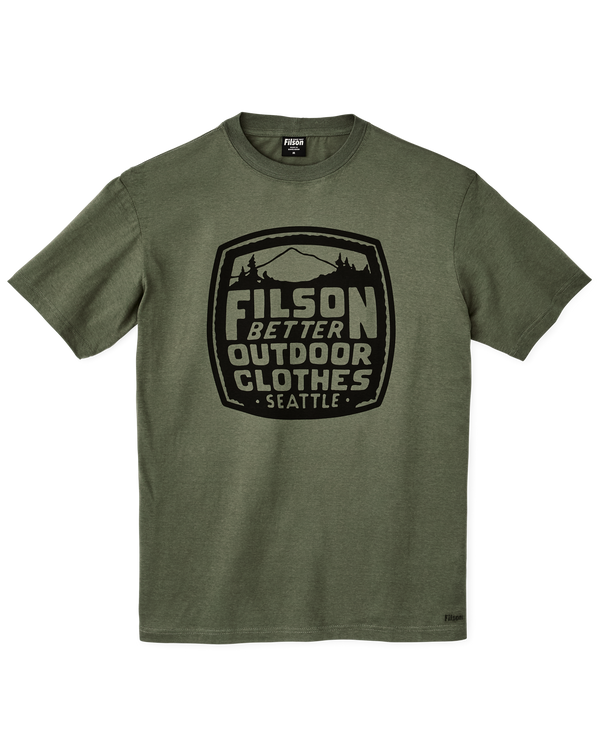 filson Ranger Graphic T-Shirt Service Green / Vintage Seal