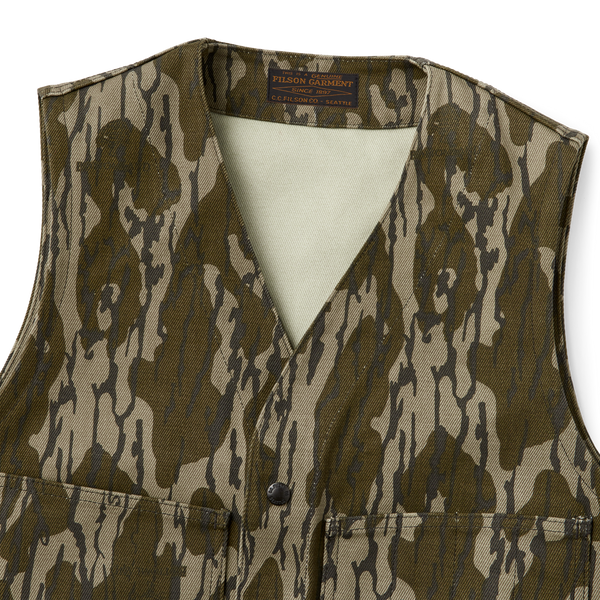 Filson Rugged Twill Cruiser Vest Mossy Oak Bottomland