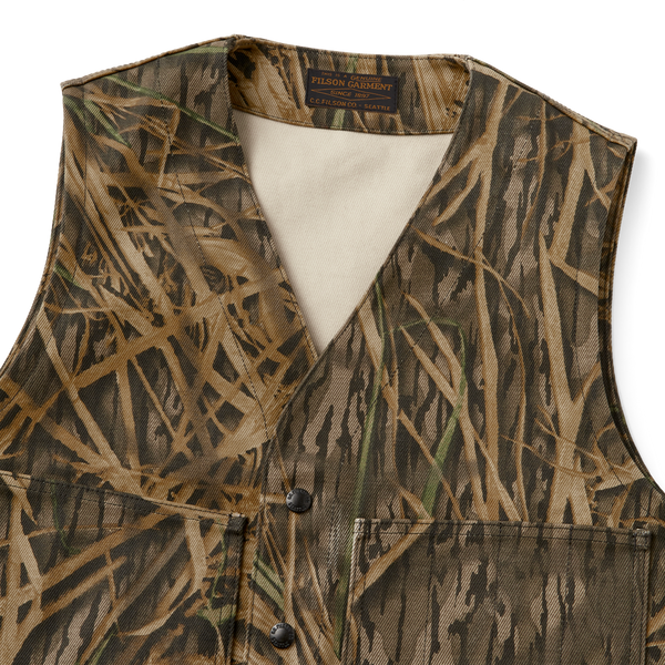 Filson Rugged Twill Cruiser Vest Mossy Oak Shadow Grass