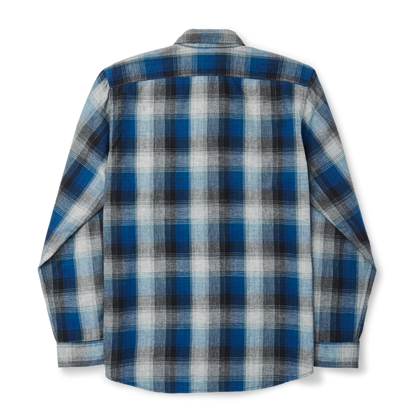Filson Rustic Oxford Shirt Indigo/black/charcoal Plaid