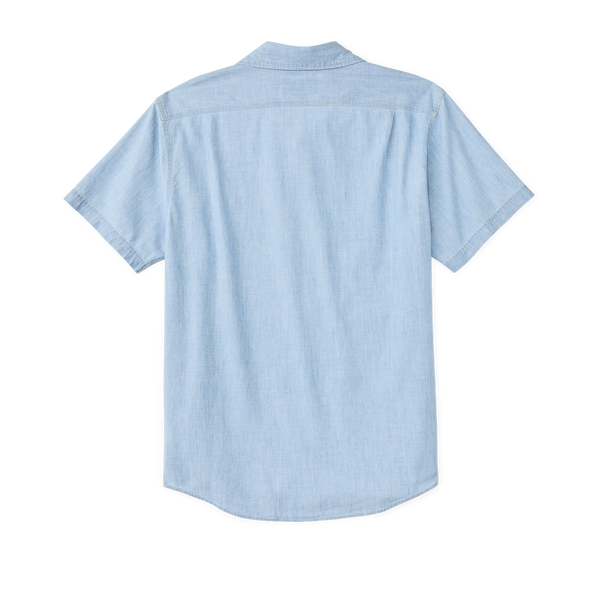 Filson Short Sleeve Chambray Shirt Light Indigo Chambray