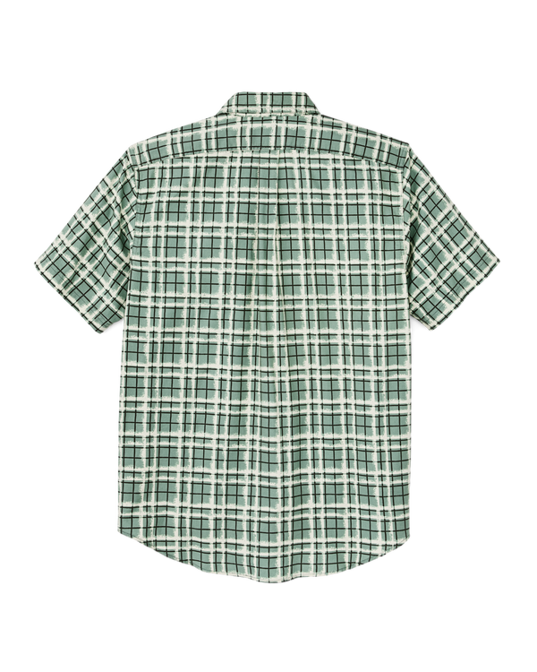 Filson Short Sleeve Lightweight Alaskan Guide Shirt Deep Sea / Speckle Plaid
