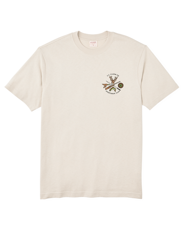 filson Short Sleeve Sportsman Club Graphic T-shirt (frontier)