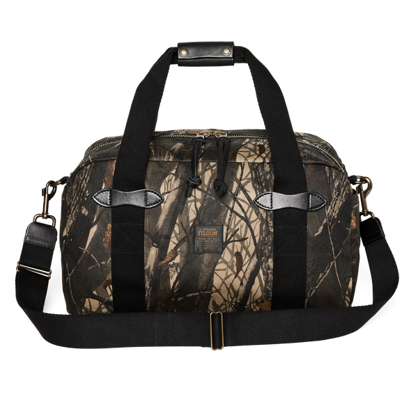 filson Small Tin Cloth Duffle Bag Realtree Hardwoods Camo