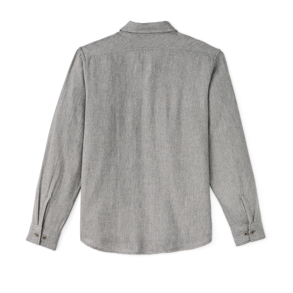 Filson The Rangeland Flannel Shirt Light Heather Gray