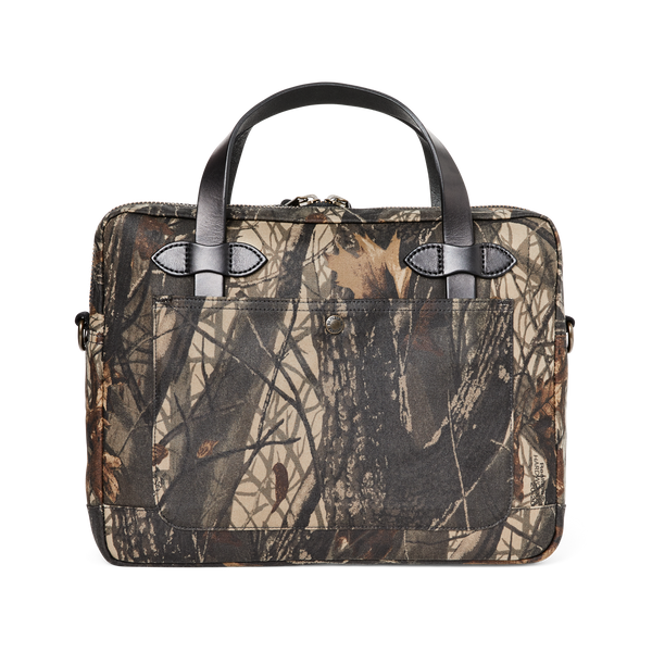 Filson Tin Cloth Compact Briefcase Realtree Hardwoods Camo