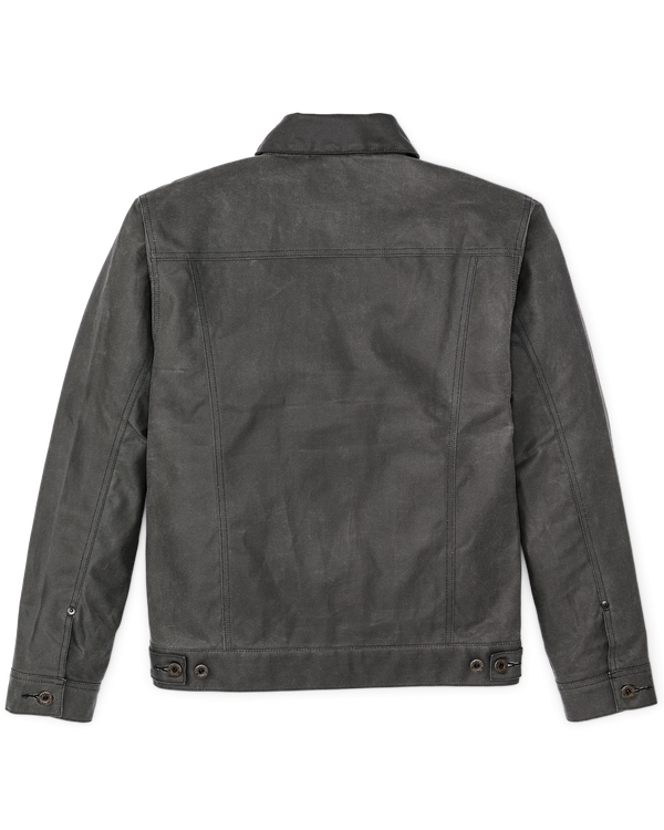 Filson Tin Cloth Short Lined Cruiser Jacket Castor Gray