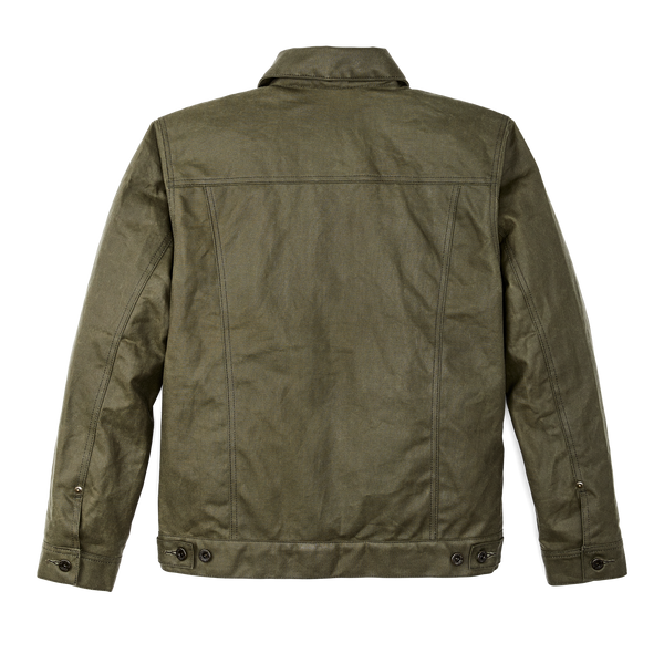 filson Tin Cloth Short Lined Cruiser Jacket Military Green