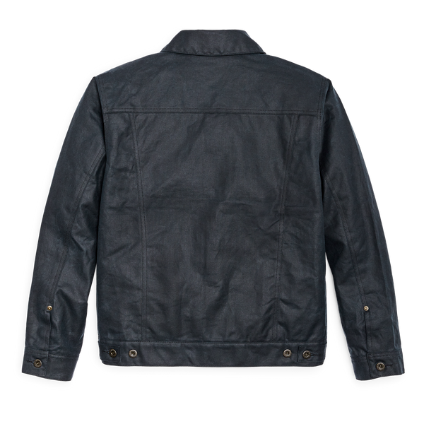 Filson Tin Cloth Short Lined Cruiser Jacket Service Blue