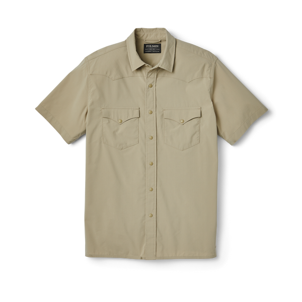 filson Twin Lakes Short Sleeve Snap Front Shirt Drygrass