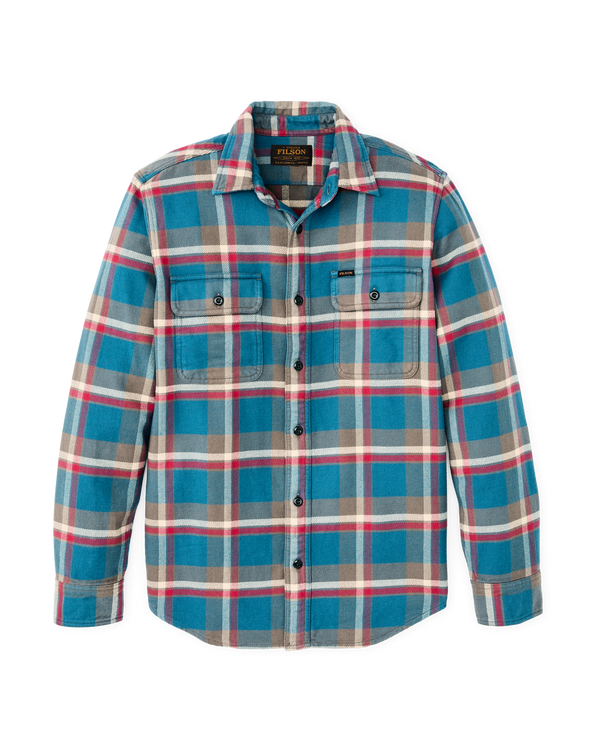 filson Vintage Flannel Work Shirt Blue / Gray / Multi Plaid