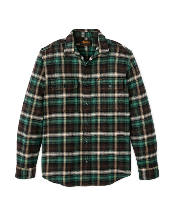 filson Vintage Flannel Work Shirt Brown / Cream / Multi Plaid