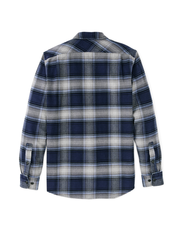 Filson Vintage Flannel Work Shirt Light Blue / Navy Plaid