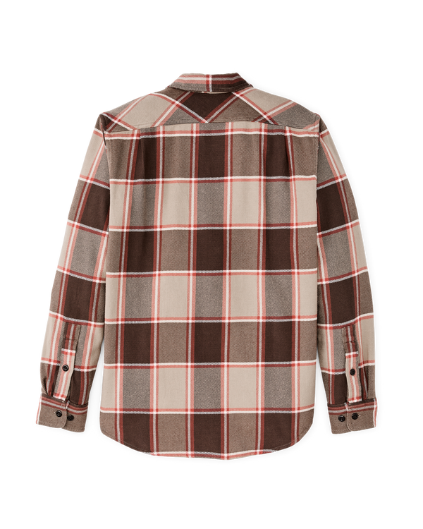 Filson Vintage Flannel Work Shirt Tan / Orange / Multi Plaid