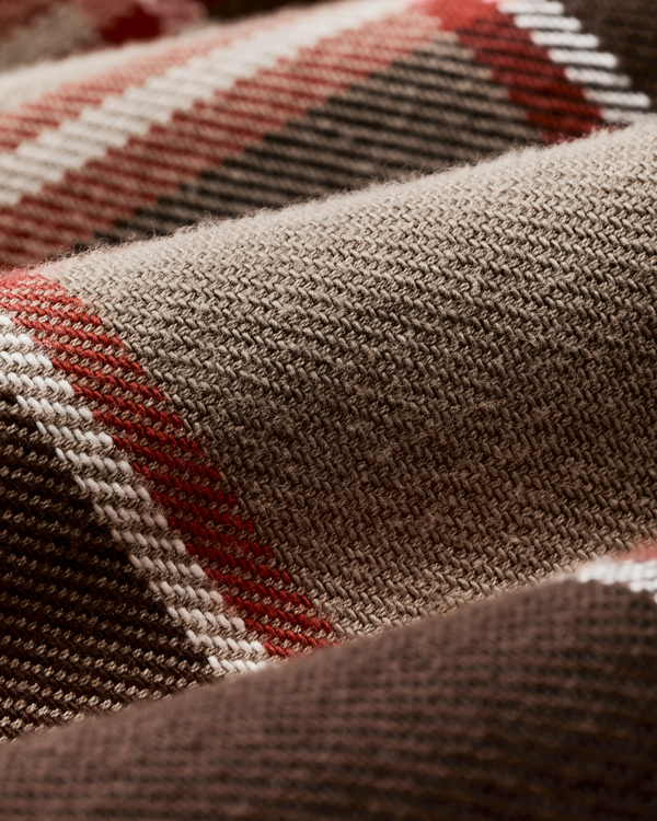 Filson Vintage Flannel Work Shirt Tan / Orange / Multi Plaid