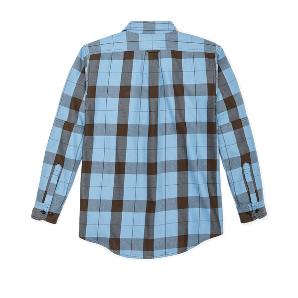 Filson Vintage Wash Alaskan Guide Shirt Blue / Dark Brown Plaid
