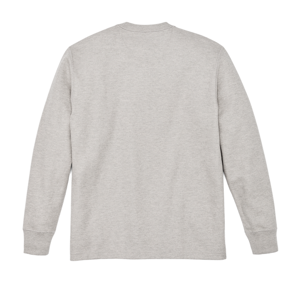 Filson Waffle Knit Thermal Crewneck Light Heather Gray