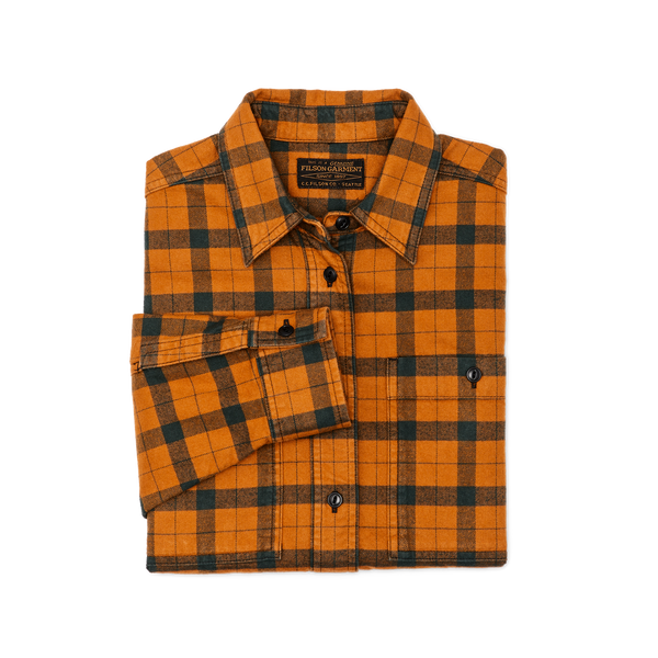 Filson Women's Alaskan Guide Shirt Spruce / Squash Plaid