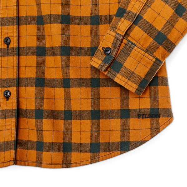 Filson Women's Alaskan Guide Shirt Spruce / Squash Plaid