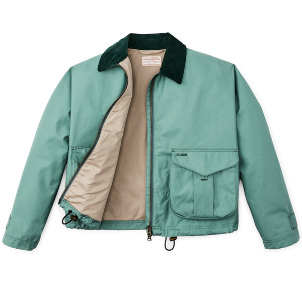 Filson Women's Aviator Cloth Short Work Jacket Deep Sea