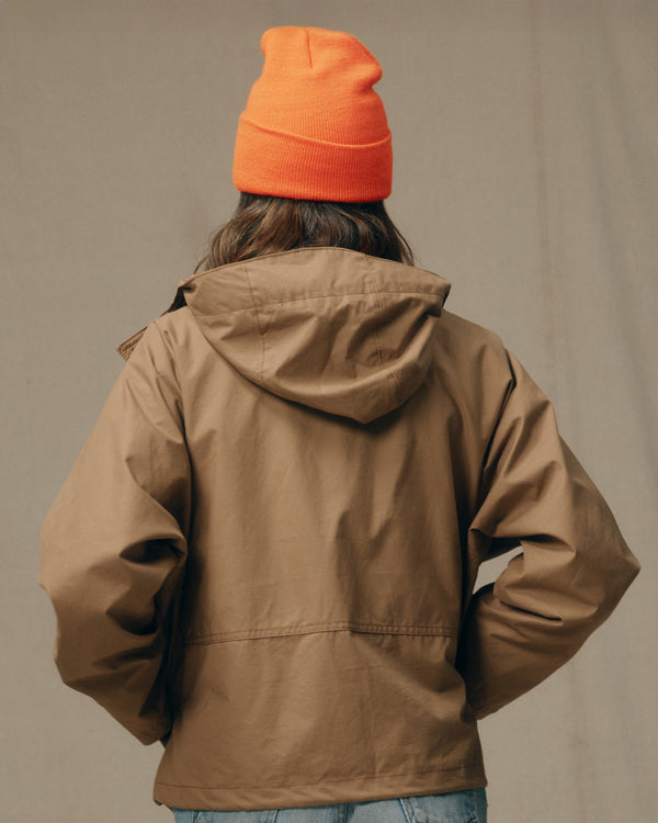 Filson Women's Aviator Cloth Wading Jacket Dark Tan