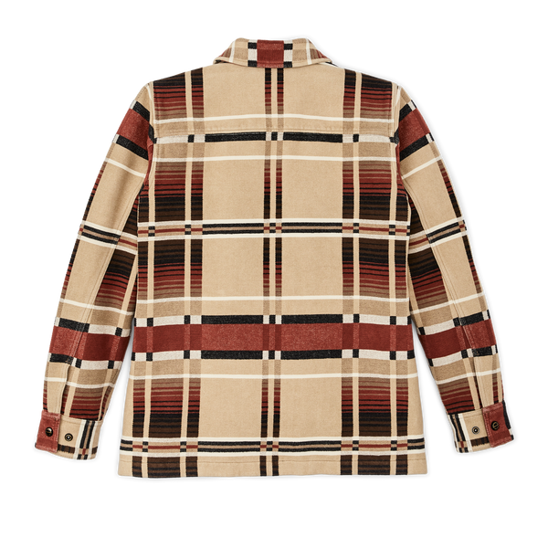 Filson Women's Beartooth Work Coat Bloodstone / Tan Ombre