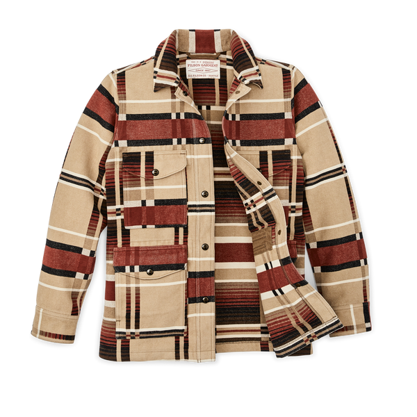 Filson Women's Beartooth Work Coat Bloodstone / Tan Ombre